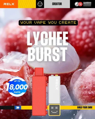 Relx Lego - Lychee Burst Pod Only - 18000 - Oz Vapor Store Relx Lego - Lychee Burst Pod Only - 18,000