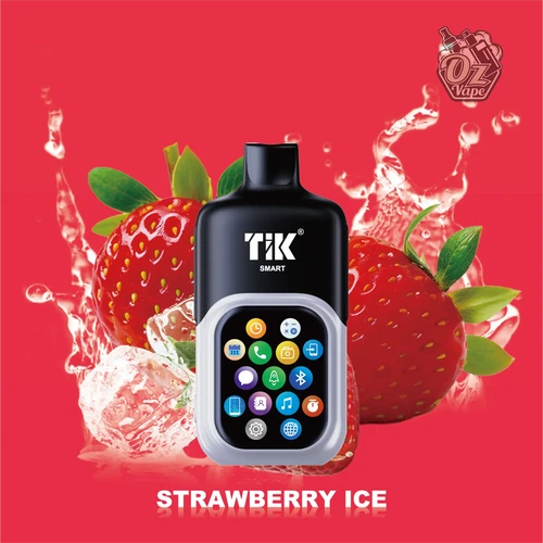 TIK Smart - Strawberry Ice Pod Only - 15000 - Oz Vapor Store TIK Smart - Strawberry Ice Pod Only - 15,000